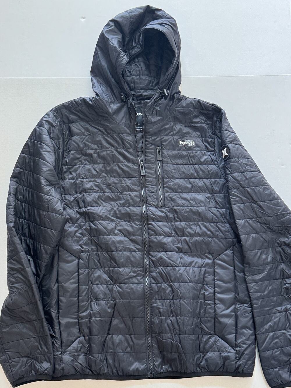 Hurley Brand Coat Black Size Large